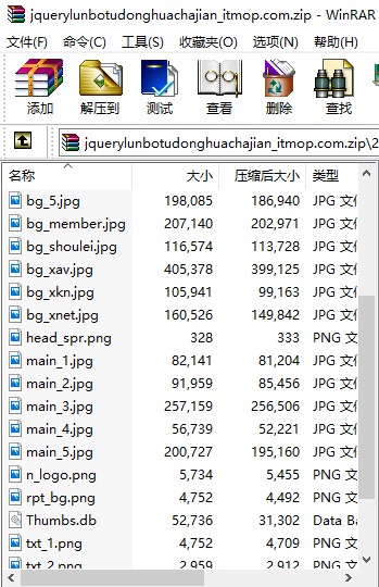 jquery轮播图动画特效插件