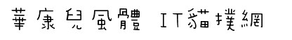 华康儿风体