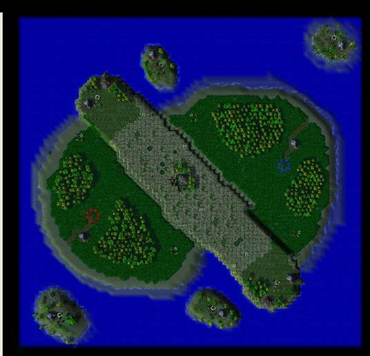 红色警戒3魔兽版无限岛地图