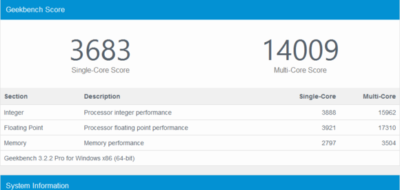 geekbench4(电脑跑分测试软件)