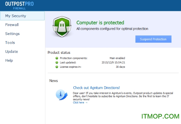 Outpost Firewall Proǽ v9.1 İ 0