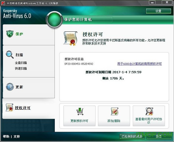 Kaspersky Anti-Virus for Workstations v6.0.2.681 ر 0