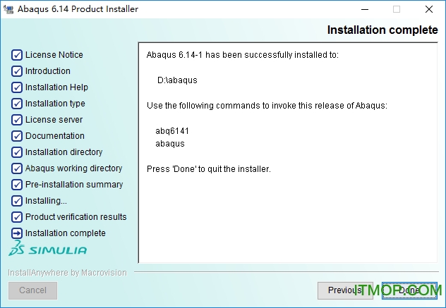 ABAQUS6.14 64λװ˵