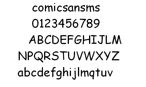 comicsansms