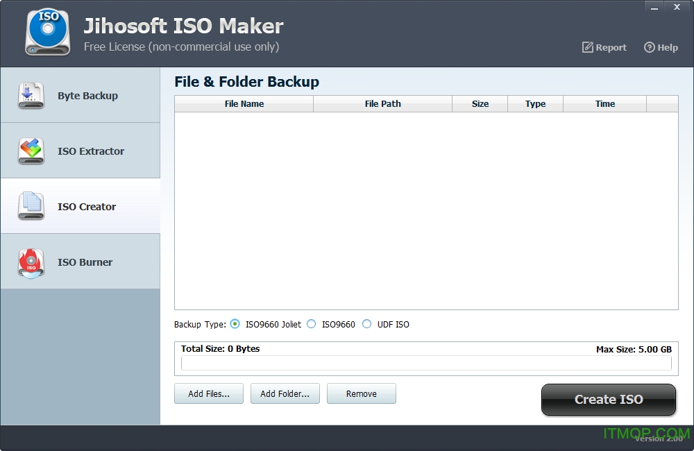 Jihosoft ISO Maker Free((chung)isoӳ) v2.1.0.0 M(fi) 0