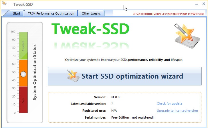 Tweak SSD