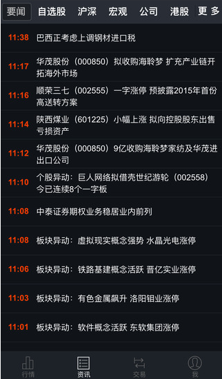 中邮证券通达信