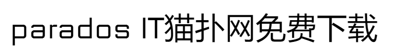 parados字体免费下载