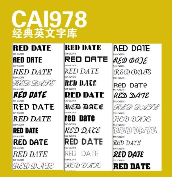 cai978字体包下载 cai978字体包下载