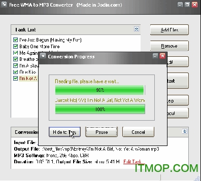 Free WMA to MP3 Converte