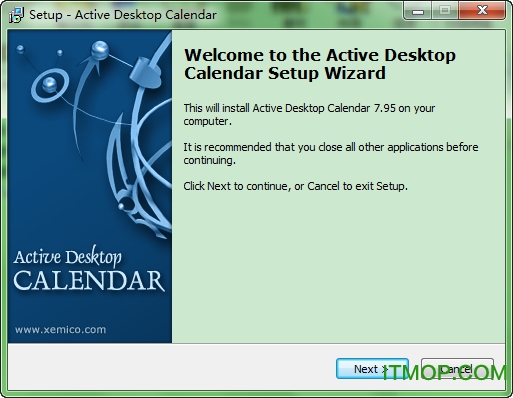 Active Desktop Calendar(¼/) v7.95 ɫӢİ0