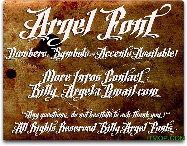 argel font