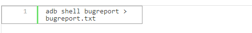 bugreport