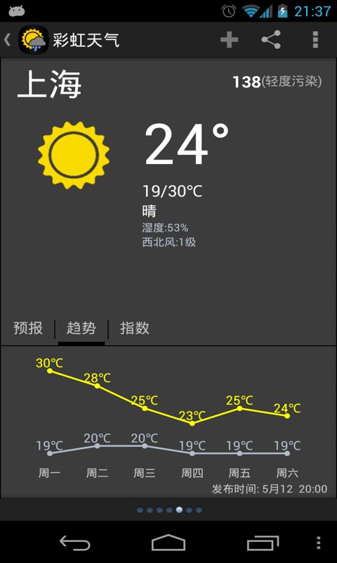 彩虹天气app 彩虹天气