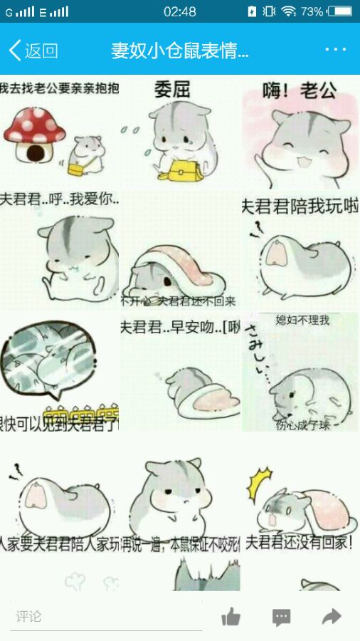 仓鼠妻奴表情包