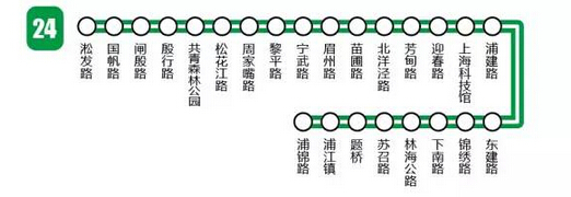 上海轨道交通线路图24号线 上海轨道交通线路图24号线