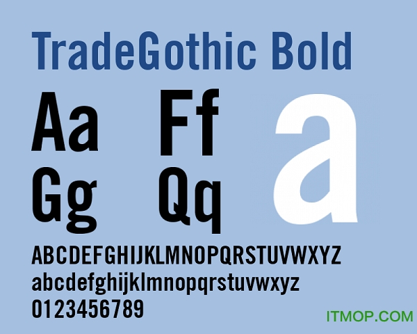 TradeGothic Bold