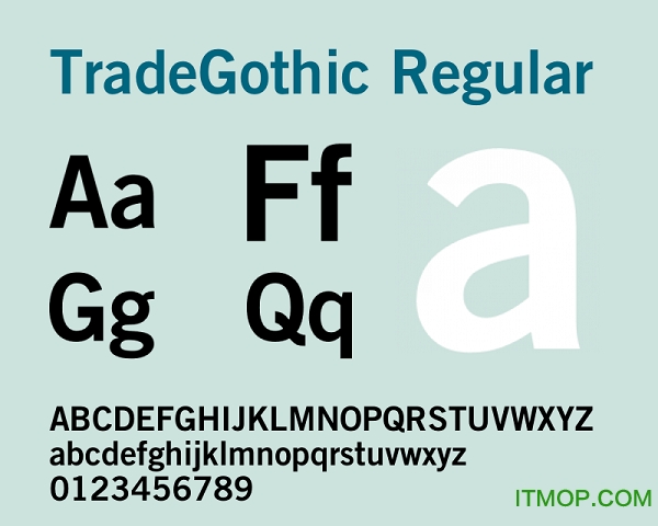 TradeGothic Regular