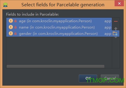 android parcelable 