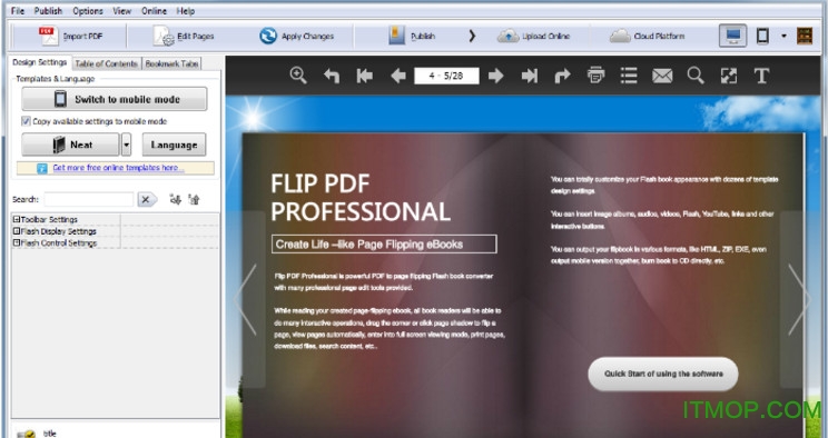 flip pdf professionalƽ(PDFҳ) v2.4.9.27 ɫ 0