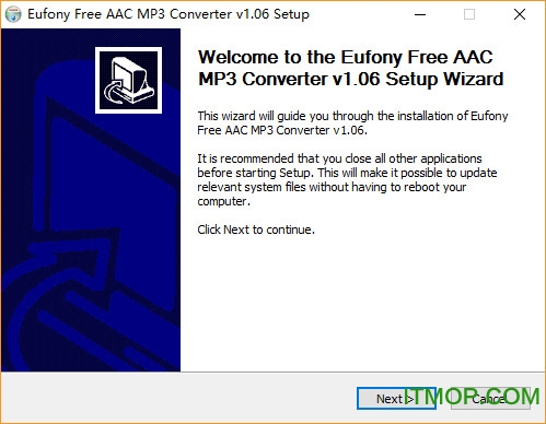 aacתmp3ʽת(Eufony Free AAC MP3 Converter) v1.06 ɫ0