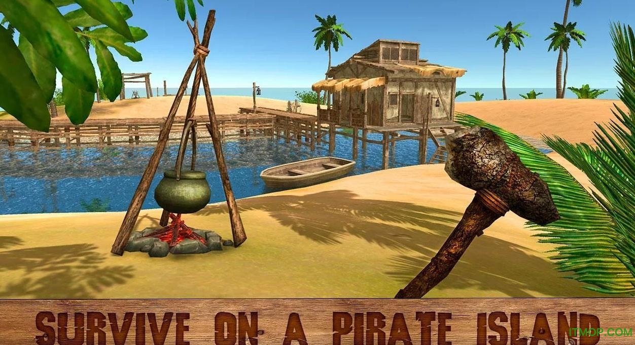 3Dİƽ(Pirate Island Survival 3D) v1.8 ׿޽Ұ0