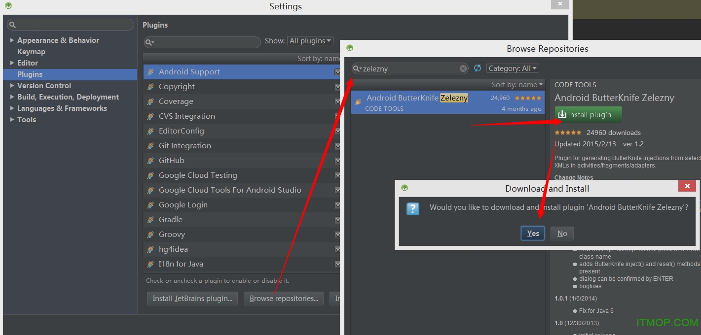 Android Studio Butter Knife Zelezny v8.5.1 °0