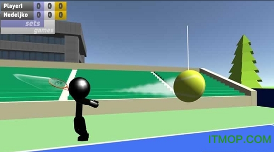 3Dڹƽ(Stickman 3D Tennis) v1.04 ׿޽޸İ1