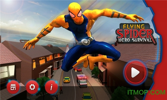 Ӣ֩(Flying Spider Hero Survival) v1.3 ׿ 1