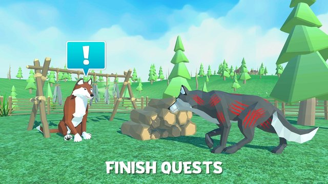 vsϻģϷ(Wolf vs Tiger Simulator: Wild Animals 3D) v1.12 ׿ 0