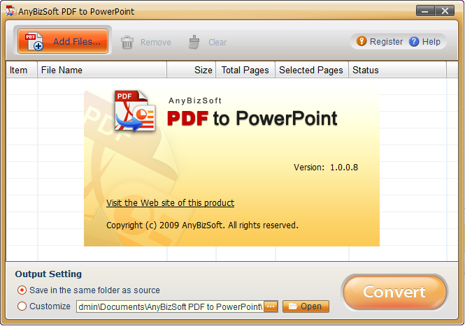 pdf转换成powerpoint转换器