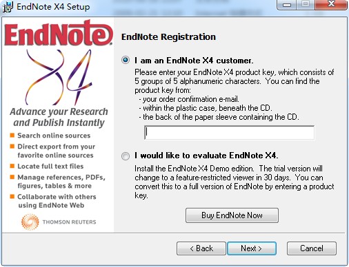 endnote x4下载