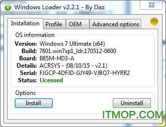 Windows7ڲ汾7600(Windows Loader) v2.2.1 ɫѰ2