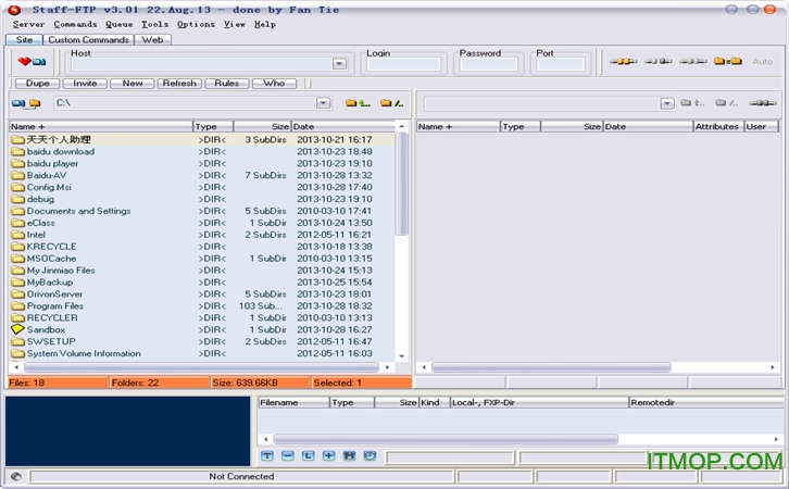 Staff-FTP(ѵFTP Client) v3.04 ٷ 0