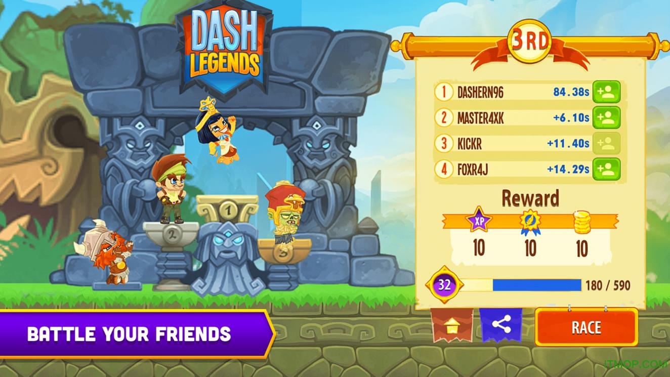 ̴˵ڹƽ(Dash Legends) v1.0.66 ׿ʯ޸İ2