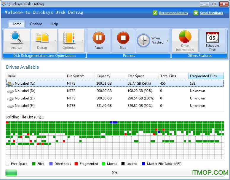 Quicksys DiskDefrag(Ƭ)