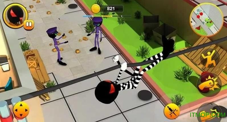 ˵սԽڹƽ(Jailbreak Escape Stickman) v1.4 ׿޽޸İ2