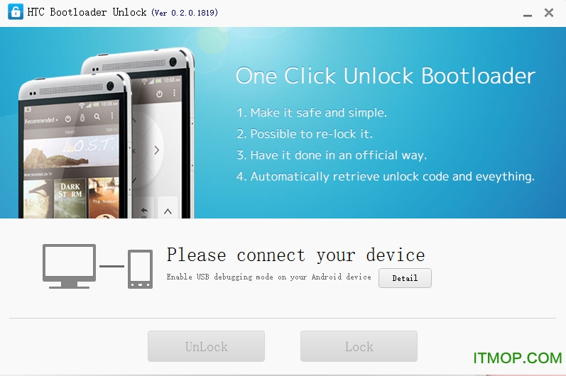 Kingo HTC Bootloader Unlock(HTC) v0.2.0.1819 ٷ0