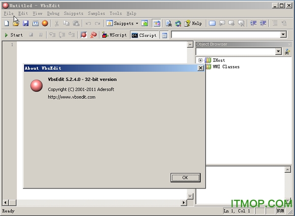 VbsEdit°(vbscript) v5.2.4.0 ɫر 0