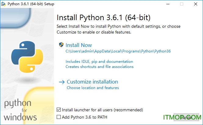 python 3.6.1 