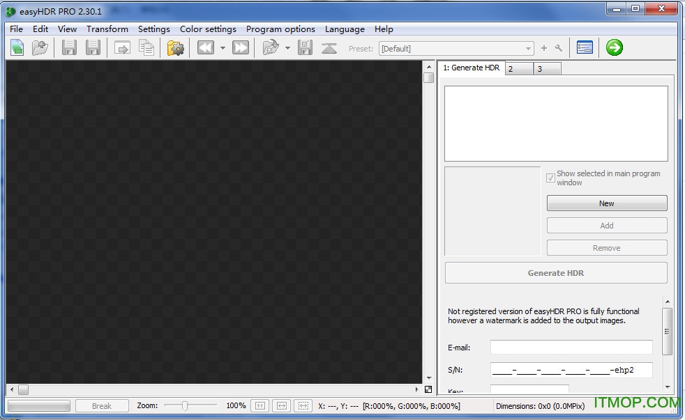 Ƭ(easyHDR PRO) v2.30.1 Ӣر 0