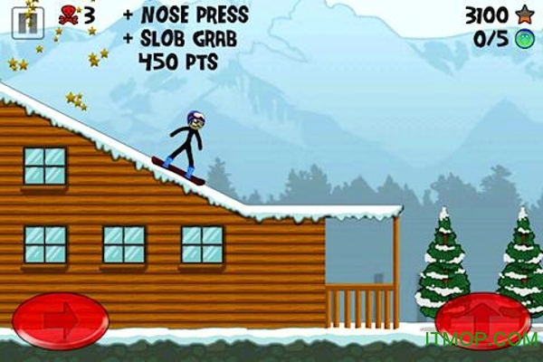 ˼޻ѩ(Stickman Snowboarder) v1.3.2 ׿ 2