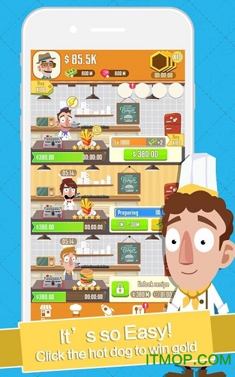 ٳʦ(Idle Cook) v1.0.2688 ׿ 0