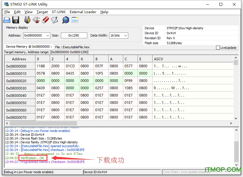 stm32 st-link utility