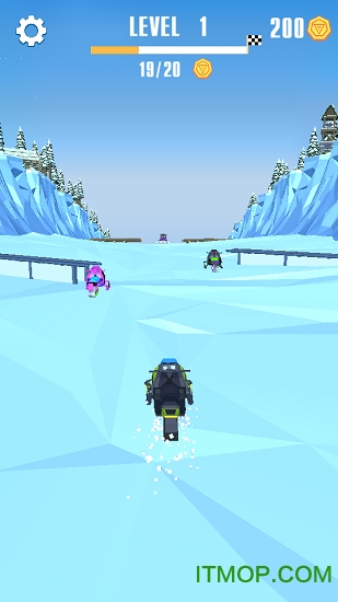 ѩĦб(Flippy Snowmobile Race) v1.0 ׿ 2