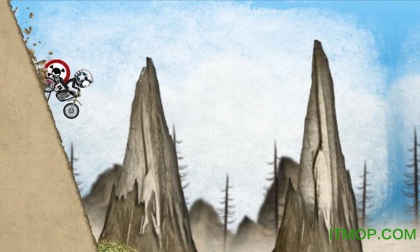 ԽҰĦг(Stickman Downhill Motocross) v3.4 ׿ 3