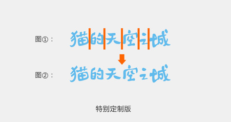 字心坊猫的天空之城字体