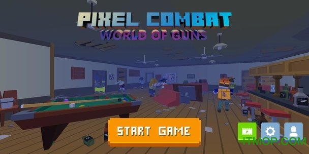 ؑ(zhn)֧(pixel combat world of guns) v1.4 ׿ 3