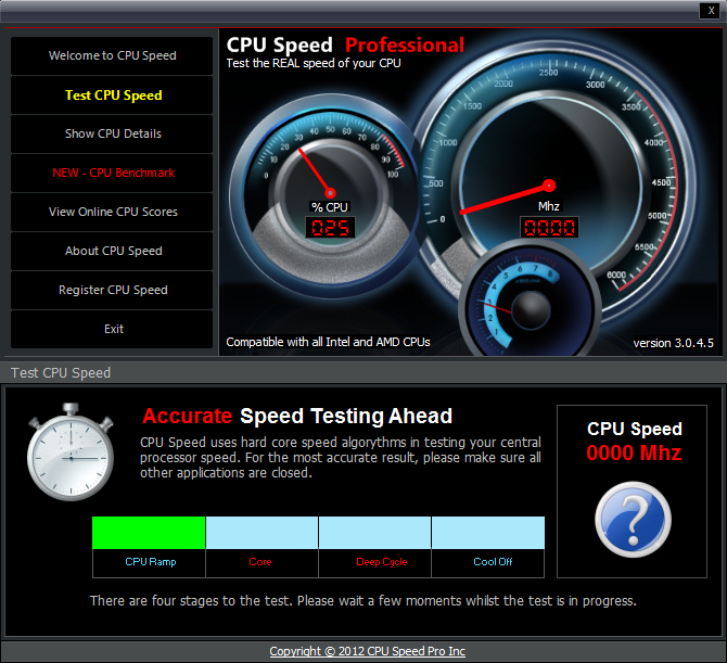 CPU Speed Professional绿色版 CPU Speed Professional绿色版