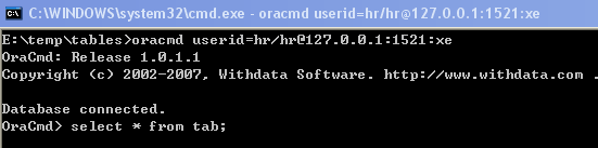 OraCmD OraCmD